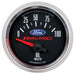 AUTOMETER 2-1/16", Black Dial, Short Sweep Electric, 0-100 psi Ford Racing Oil Pressure Gauge AU880076 Autofit