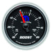 AUTOMETER 2-1/16", Black Dial/Silver Bezel, Full Sweep Mechanical, 30 In. Hg./2 Mopar Boost/Vac Gauge AU880012 Autofit