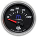 AUTOMETER 2-1/16", Black Dial/Silver Bezel, Short Sweep Electric, 0-100 psi Mopar Oil Pressure Gauge AU880015 Autofit
