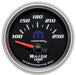 AUTOMETER 2-1/16", Black Dial/Silver Bezel, Short Sweep Electrical, 100-250°F Mopar Water Temperature Gauge AU880016 Autofit