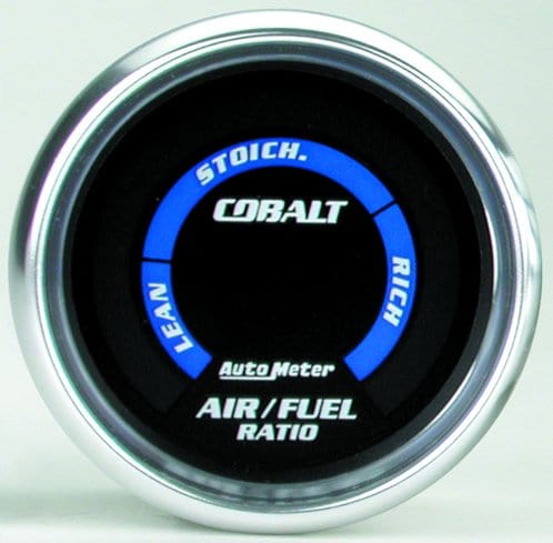 AUTOMETER 2-1/16", Digital, Narrowband Cobalt Series Air / Fuel Ratio Gauge AU6175 Autofit