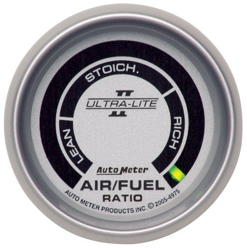 AUTOMETER 2-1/16", Digital, Narrowband, Range:Lean-Rich Ultra-Lite II Series Air/Fuel Ratio Gauge AU4975 Autofit