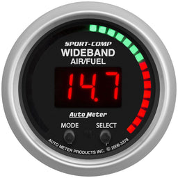 AUTOMETER 2-1/16", Digital, Wideband, Range:AFR or LAMBDA Sport Comp Pro Plus Air/Fuel Ratio Gauge AU3397 Autofit