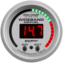 AUTOMETER 2-1/16", Digital, Wideband, Range:AFR or LAMBDA Ultra-Lite Series Pro Plus Air/Fuel Ratio Gauge AU4397 Autofit