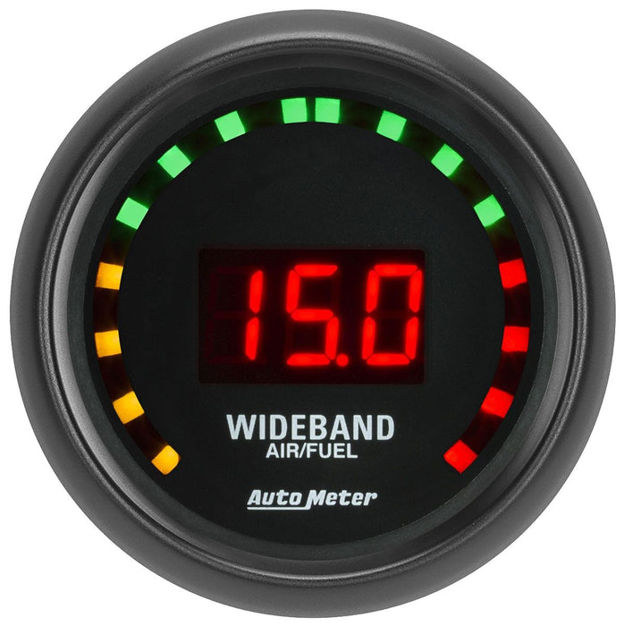 AUTOMETER 2-1/16", Digital, Wideband, Range:AFR or LAMBDA Z-Series Street Air/Fuel Ratio Gauge AU2679 Autofit