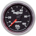 AUTOMETER 2-1/16", Full Sweep Electric, 0-100 psi Sport-Comp II Oil Pressure Gauge AU3653 Autofit