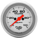 AUTOMETER 2-1/16", Full Sweep Electric, 0-100 psi Ultra-Lite Series Fuel Pressure Gauge AU4363 Autofit
