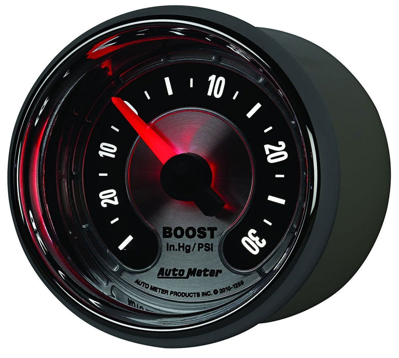 AUTOMETER 2-1/16", Full Sweep Electric, 0-30 psi American Muscle Boost Gauge AU1259 Autofit