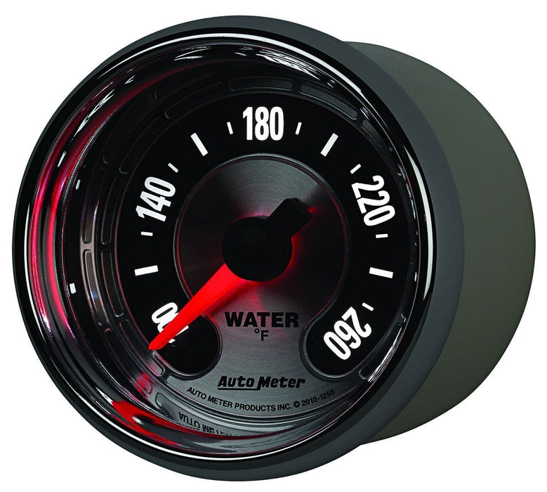 AUTOMETER 2-1/16", Full Sweep Electric, 100-260°F American Muscle Water Temperature Gauge AU1255 Autofit