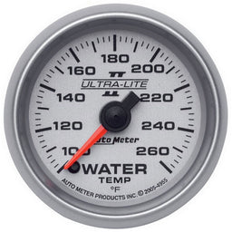 AUTOMETER 2-1/16", Full Sweep Electric, 100-260°F Ultra-Lite II Series Water Temperature Gauge AU4955 Autofit