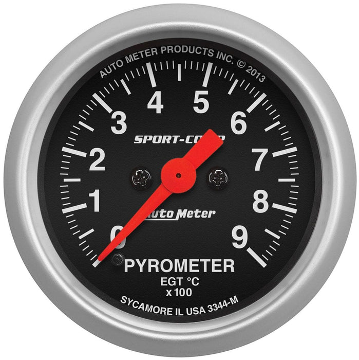 AUTOMETER 2-1/16", Full Sweep Electric, Metric, 0-900°C Sport-Comp Series Pyrometer Gauge AU3344-M Autofit