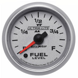 AUTOMETER 2-1/16", Full Sweep Electric, Programmable, 0-280 ohms Ultra-Lite II Series Fuel Level Gauge AU4910 Autofit
