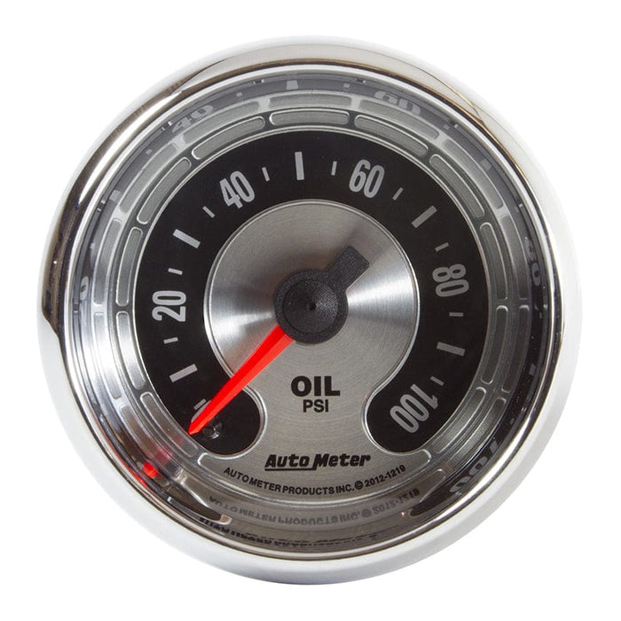 AUTOMETER 2-1/16", Full Sweep Mechanical, 0-100 psi American Muscle Oil Pressure Gauge AU1219 Autofit