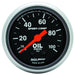 AUTOMETER 2-1/16", Full Sweep Mechanical, 0-100 psi Sport-Comp Series Oil Pressure Gauge AU3321 Autofit