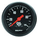 AUTOMETER 2-1/16", Full Sweep Mechanical, 0-100 psi Z-Series Oil Pressure Gauge AU2604 Autofit