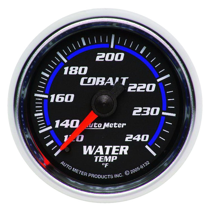 AUTOMETER 2-1/16", Full Sweep Mechanical, 120-240°F Cobalt Series Water Temperature Gauge AU6132 Autofit