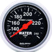 AUTOMETER 2-1/16", Full Sweep Mechanical, 120-240°F Sport-Comp Series Water Temperature Gauge AU3332 Autofit