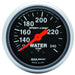 AUTOMETER 2-1/16", Full Sweep Mechanical, 120-240°F Sport-Comp Series Water Temperature Gauge AU3333 Autofit