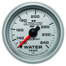 AUTOMETER 2-1/16", Full Sweep Mechanical, 120-240°F Ultra-Lite II Series Water Temperature Gauge AU4932 Autofit