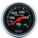 AUTOMETER 2-1/16", Full Sweep Mechanical, 140-280°F Sport-Comp Series Oil Temperature Gauge AU3341 Autofit