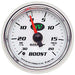 AUTOMETER 2-1/16", Full Sweep Mechanical, 30 In. Hg/20 psi NV Series Boost/Vacuum Gauge AU7307 Autofit