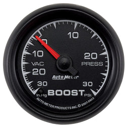 AUTOMETER 2-1/16", Full Sweep, Mechanical, 30 In Hg./30 PSI ES Series Boost/Vacuum Gauge AU5903 Autofit