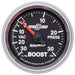 AUTOMETER 2-1/16", Full Sweep Mechanical, 30 In. Hg/30 psi Sport-Comp II Boost/Vacuum Gauge AU3603 Autofit