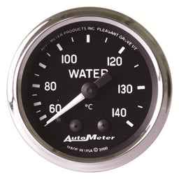 AUTOMETER 2-1/16", Full Sweep Mechanical, 60-140°C Cobra Series Water Temperature Gauge AU201007 Autofit