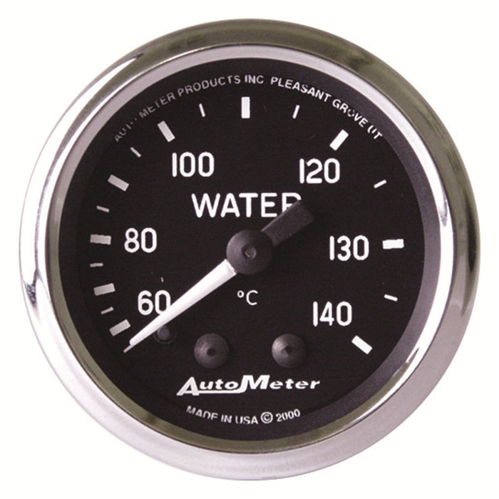 AUTOMETER 2-1/16", Full Sweep Mechanical, 60-140°C Cobra Series Water Temperature Gauge AU201007 Autofit