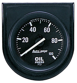 AUTOMETER 2-1/16", Full Sweep Mechanical, Individual Console, 0-100 psi Auto gage Series Oil Pressure Gauge AU2332 Autofit