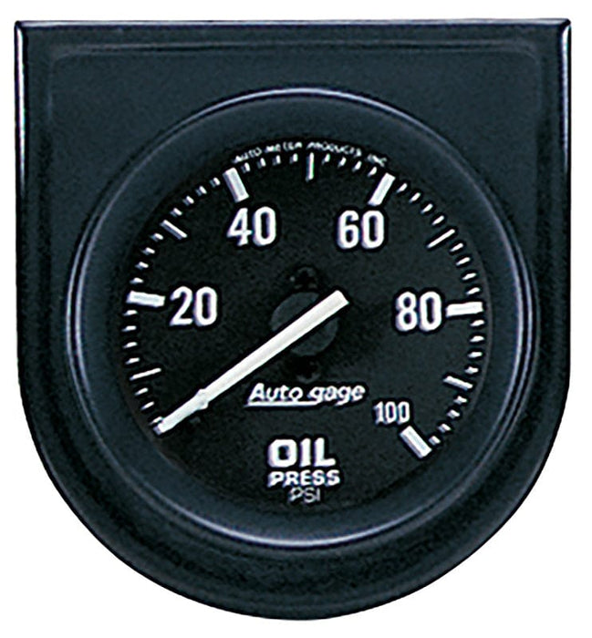 AUTOMETER 2-1/16", Full Sweep Mechanical, Individual Console, 0-100 psi Auto gage Series Oil Pressure Gauge AU2332 Autofit
