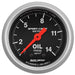 AUTOMETER 2-1/16", Full Sweep Mechanical, Metric, 0-14 Kg/Cm2 Sport-Comp Series Oil Pressure Gauge AU3322-J Autofit