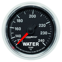 AUTOMETER 2-1/16", In-Dash, Full Sweep Mechanical, 120-240°F GS Series Water Temperature Gauge AU3832 Autofit