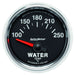 AUTOMETER 2-1/16", In-Dash, Short Sweep Electric, 100-250°F GS Series Water Temperature Gauge AU3837 Autofit