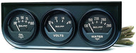 AUTOMETER 2-1/16", Mechanical, Oil Pressure, Water Temperature, Voltmeter Auto gage Three-Gauge Console AU2348 Autofit
