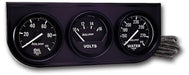 AUTOMETER 2-1/16", Mechanical, Oil Pressure, Water Temperature, Voltmeter Auto gage Three-Gauge Console AU2397 Autofit