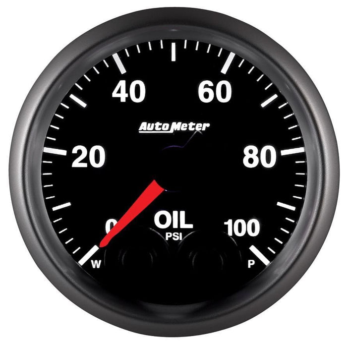 AUTOMETER 2-1/16", Programmable Warning Function, 0-100 psi Elite Series Oil Pressure Gauge AU5652 Autofit