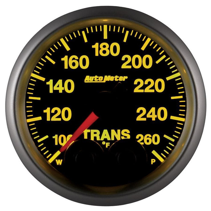 AUTOMETER 2-1/16", Programmable Warning Function, 100-260°F Elite Series Transmission Temperature Gauge AU5658 Autofit