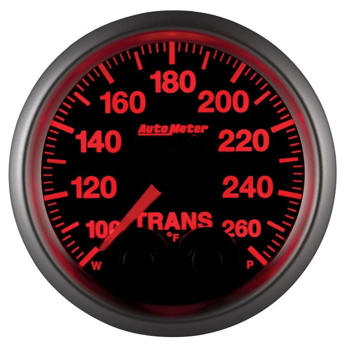 AUTOMETER 2-1/16", Programmable Warning Function, 100-260°F Elite Series Transmission Temperature Gauge AU5658 Autofit