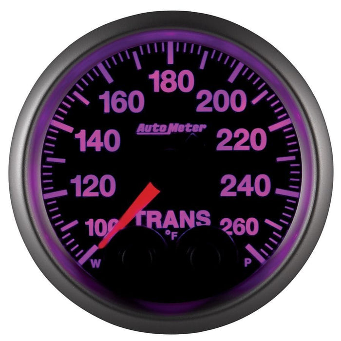 AUTOMETER 2-1/16", Programmable Warning Function, 100-260°F Elite Series Transmission Temperature Gauge AU5658 Autofit