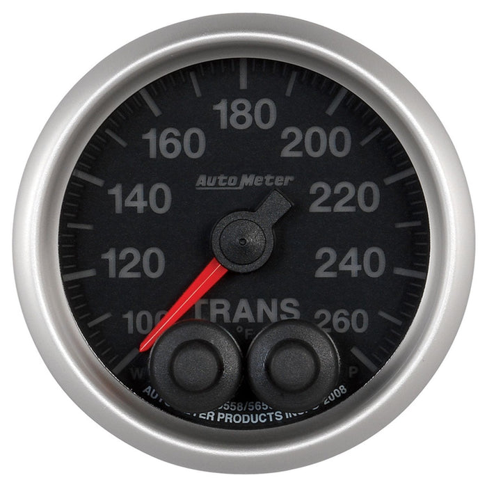 AUTOMETER 2-1/16", Programmable Warning Function, 100-260°F Elite Series Transmission Temperature Gauge AU5658 Autofit