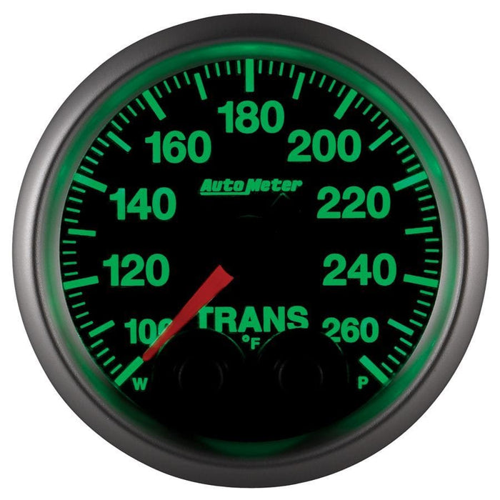 AUTOMETER 2-1/16", Programmable Warning Function, 100-260°F Elite Series Transmission Temperature Gauge AU5658 Autofit