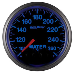 AUTOMETER 2-1/16", Programmable Warning Function, 100-260°F Elite Series Water Temperature Gauge AU5654 Autofit
