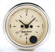 AUTOMETER 2-1/16", Quartz Movement w/Second Hand Antique Beige Series Clock AU1885 Autofit
