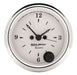 AUTOMETER 2-1/16", Quartz Movement w/Second Hand Old Tyme White Series Clock AU1686 Autofit