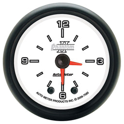 AUTOMETER 2-1/16", Quartz movement, w/Second hand Phantom II Series Clock AU7585 Autofit