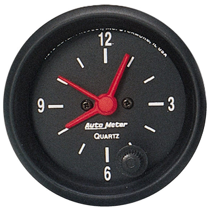AUTOMETER 2-1/16", Quartz movement, w/Second Hand Z-Series Clock AU2632 Autofit
