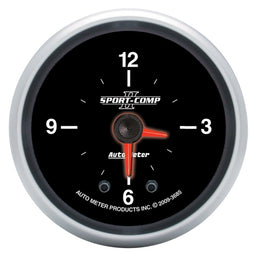AUTOMETER 2-1/16", Quartz with Second Hand Sport-Comp II Series Clock AU3685 Autofit