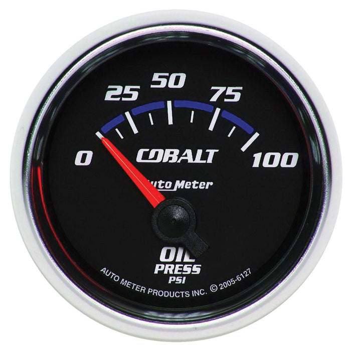 AUTOMETER 2-1/16", Short Sweep Electric, 0-100 psi Cobalt Series Oil Pressure Gauge AU6127 Autofit