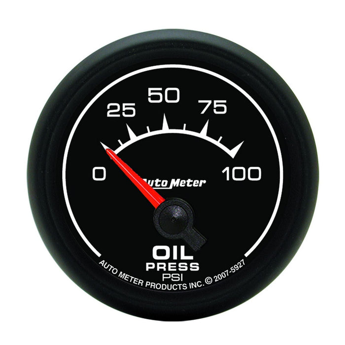 AUTOMETER 2-1/16", Short Sweep Electric, 0-100 psi ES Series Oil Pressure Gauge AU5927 Autofit
